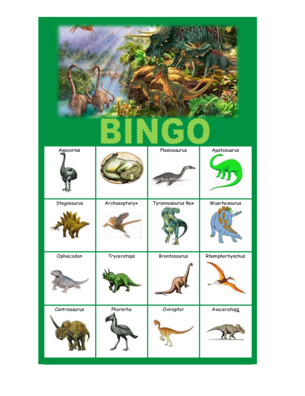 Bingo Dino