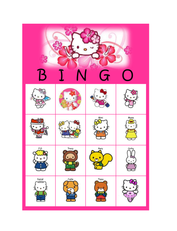 Bingo Hello Kitty