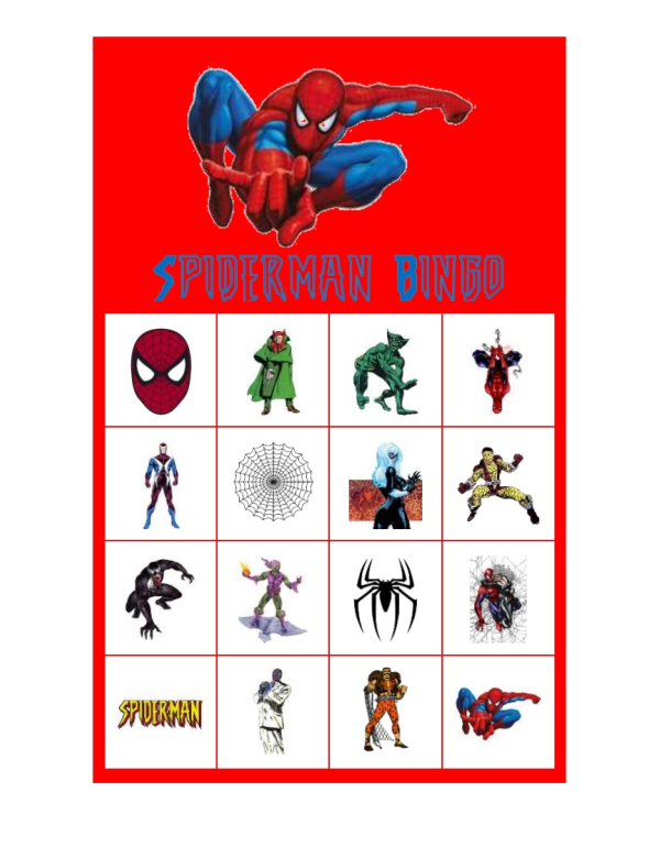 Bingo Spiderman