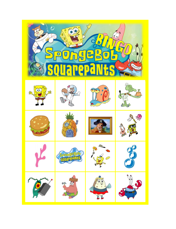 Bingo SpongeBobSquarepants