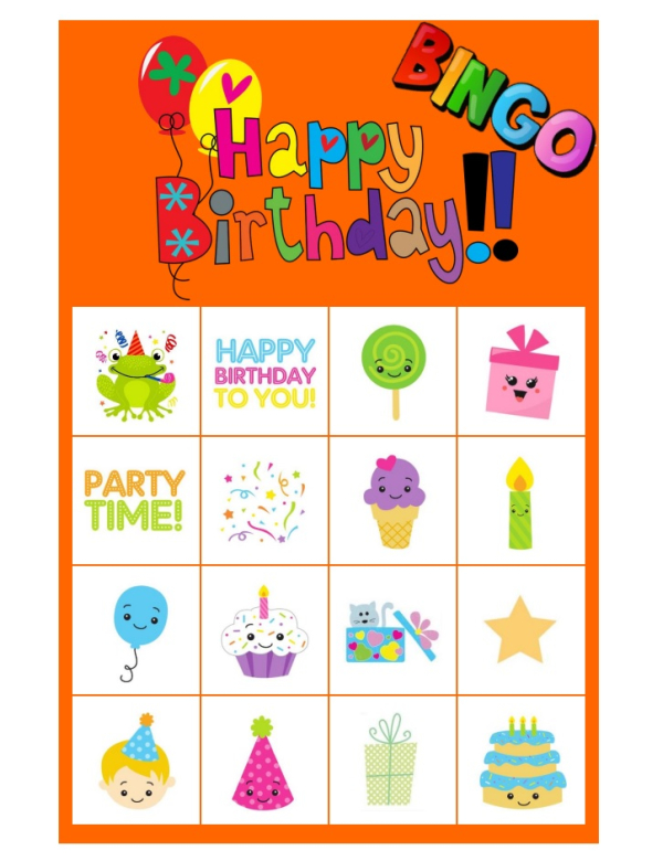 Bingo Happy Birthday
