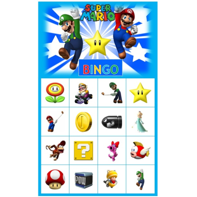 Bingo Super Mario