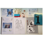 Kant en klaar speurtochtpakket Frozen