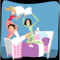 Draaiboek Slaap feestje