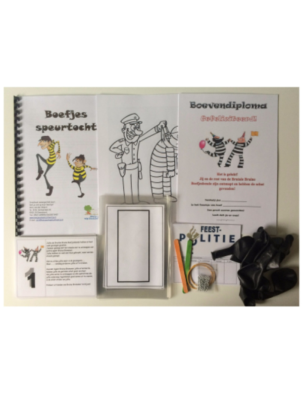 Kant en klaar speurtochtpakket Boefjes