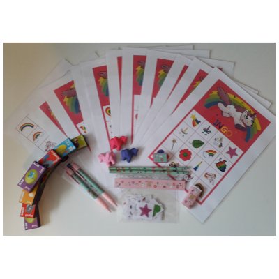 Kant en klaar bingopakket Eenhoorn