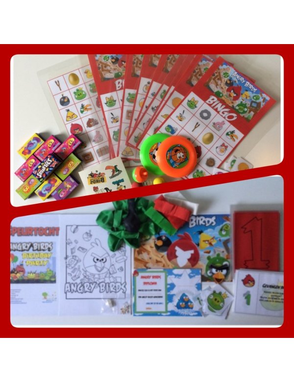 Kant en klaar combipakket Angry Birds Kant en klaar combipakket Angry Birds