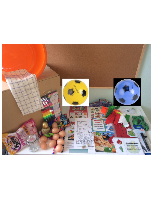 Kant en klaar DeLuxe pakket Angry Birds Kant en klaar DeLuxe pakket Angry Birds