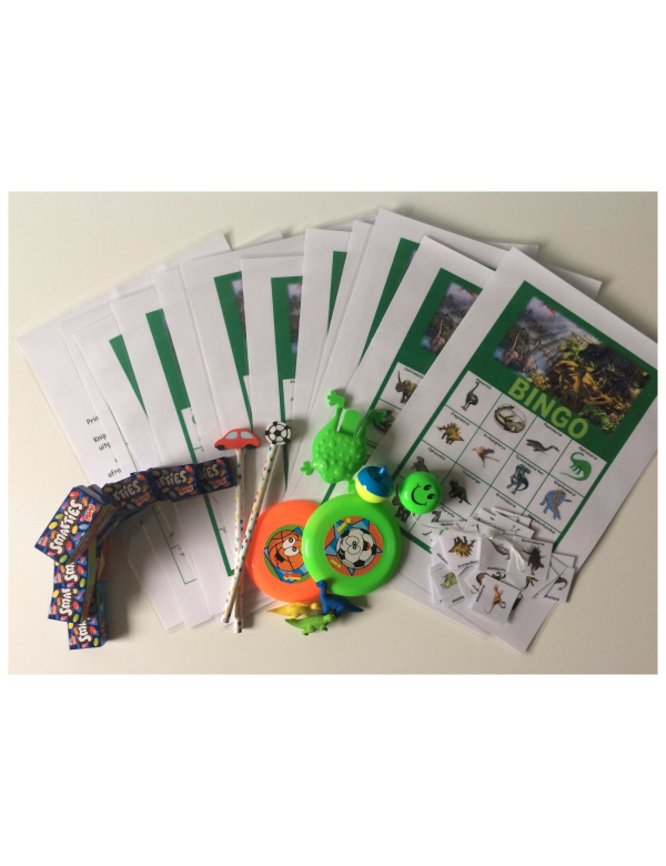 Kant en klaar bingopakket Dino Kant en klaar bingopakket Dino