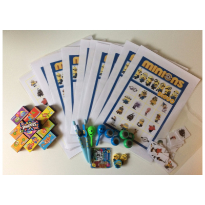 Kant en klaar bingopakket Minions