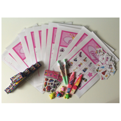 Kant en klaar bingopakket Prinsessen