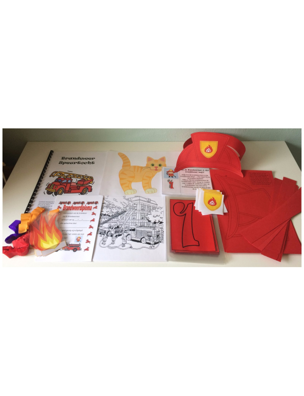 Kant en klaar speurtochtpakket Brandweer