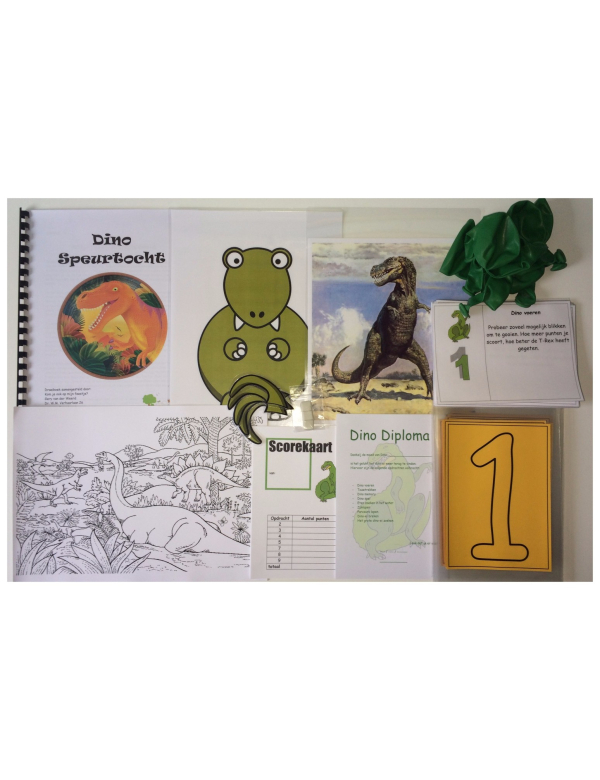Kant en klaar speurtochtpakket Dino