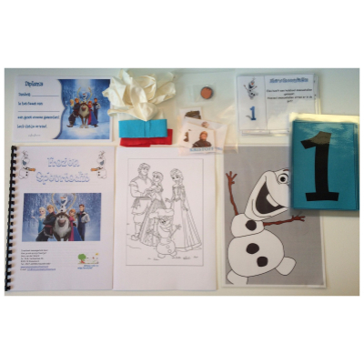 Kant en klaar speurtochtpakket Frozen