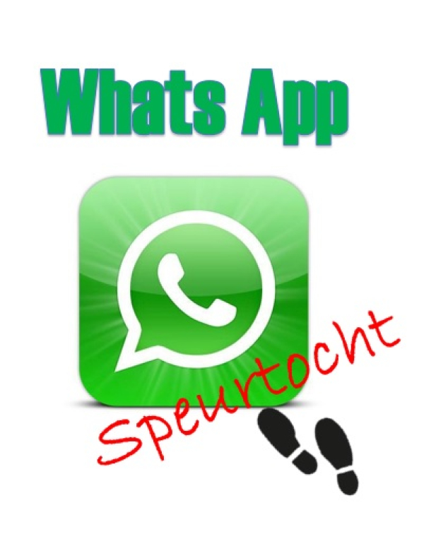 Whats App Speurtocht Whats App Speurtocht