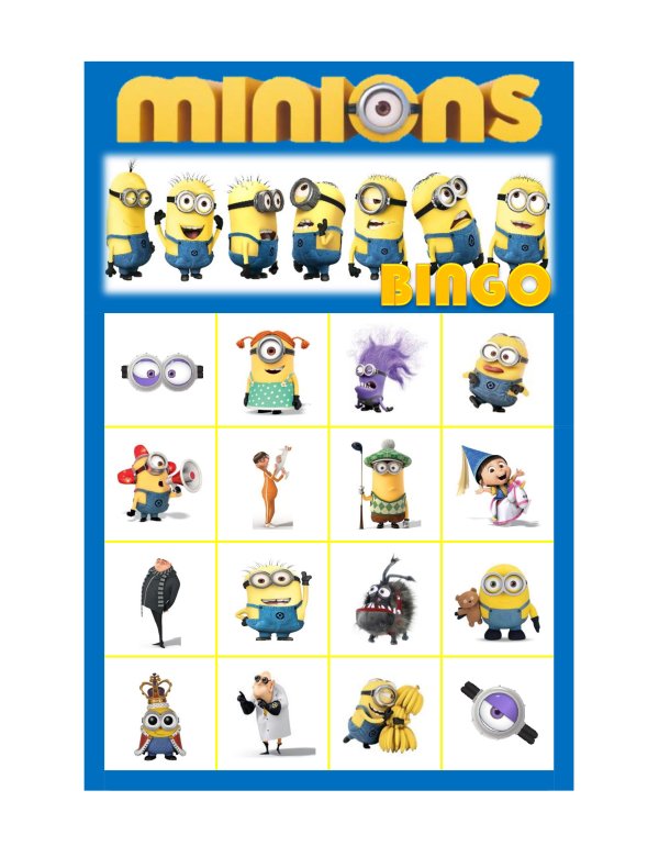 Bingo Minions