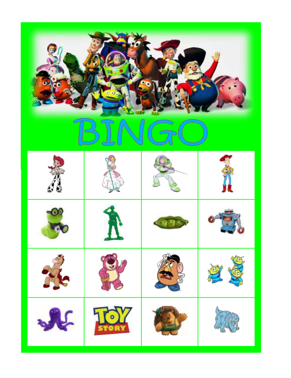 Bingo Toy Story