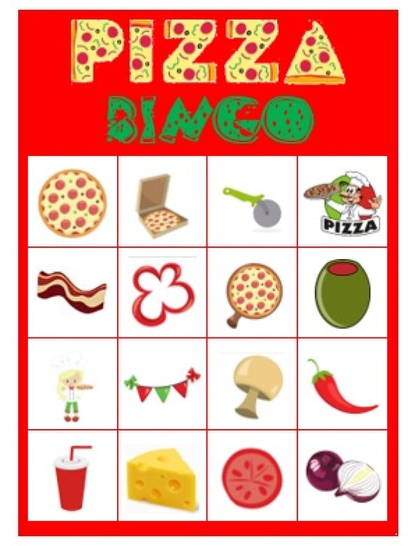 Bingo Pizza Party